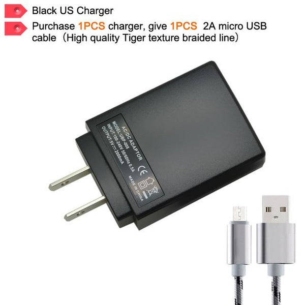 2A Universal USB Charger Wall Travel Mobile Phone Charger Fast Charger