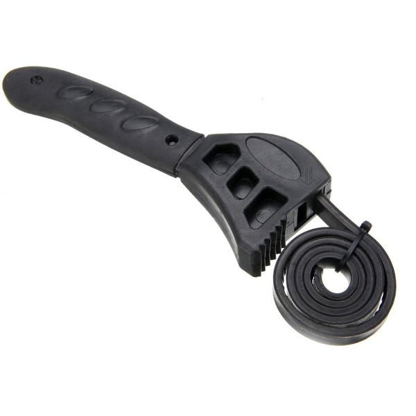 21cm/500mm Universal Wrench Black Rubber Strap Adjustable Wrench Spanner Opener Tool for Car Repair Hand Tool