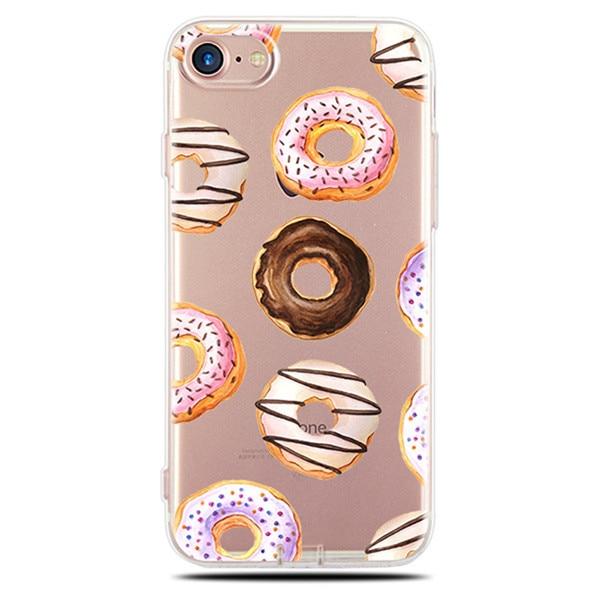 Lovely Fashion Girls Soft Silicone Patterned Phone Covers For iphone 6S 7 8 X