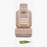1pcs Front Universal Car seat Cover Summer Lumbar support for office home Chair Seat Cushion Cover Silk Seat Covers