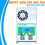 MPPT 60A 50A 40A 30A Solar Charge and Discharge Controller 12V 24V 36V 48V