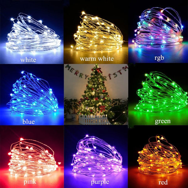 USB Powered Cooper Wire Garland Wedding Party Decoration Fairy Lights