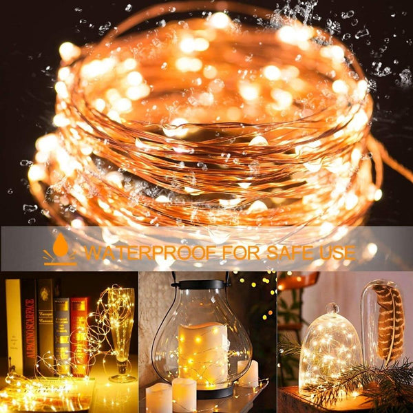 USB Powered Cooper Wire Garland Wedding Party Decoration Fairy Lights