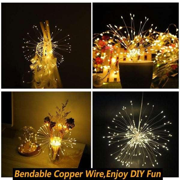DIY LED Fairy String Light Holiday Decoration Lights Battery Operated 150LEDS with Remote Control