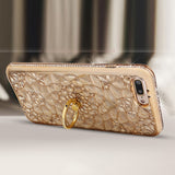 Luxury Gold Glitter Pyramid Soft Phone Case Cover For iPhone 7 7 Plus 8 6 6S XR XS MAX