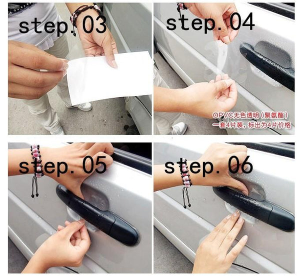 Car styling car door Scratches Automobile Shake Protective Car Stickers Film