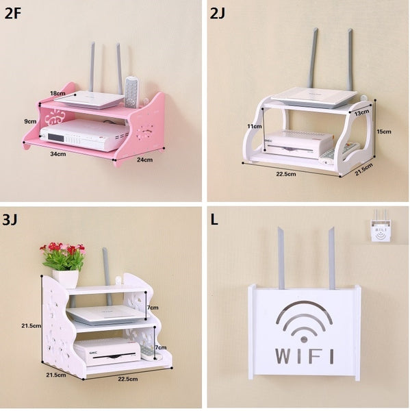 Home Wireless Router Storage Shelf
