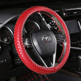 Classic Braiding Eco Leather Steering Wheel Cover