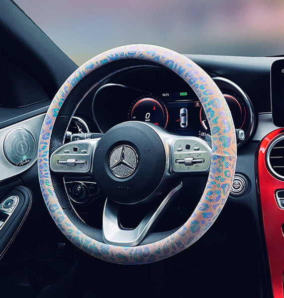 Colorful Brindled Fashion Steering Wheel Covers-JZ48