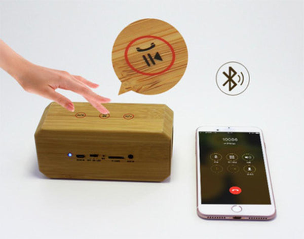 Shiny Music Wooden Bluetooth Speaker
